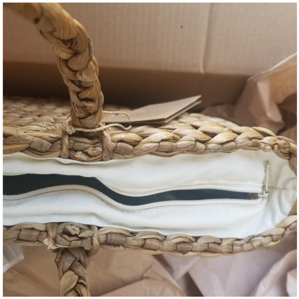 Handcrafted woven insulated beach bag - Picture 5 of 8